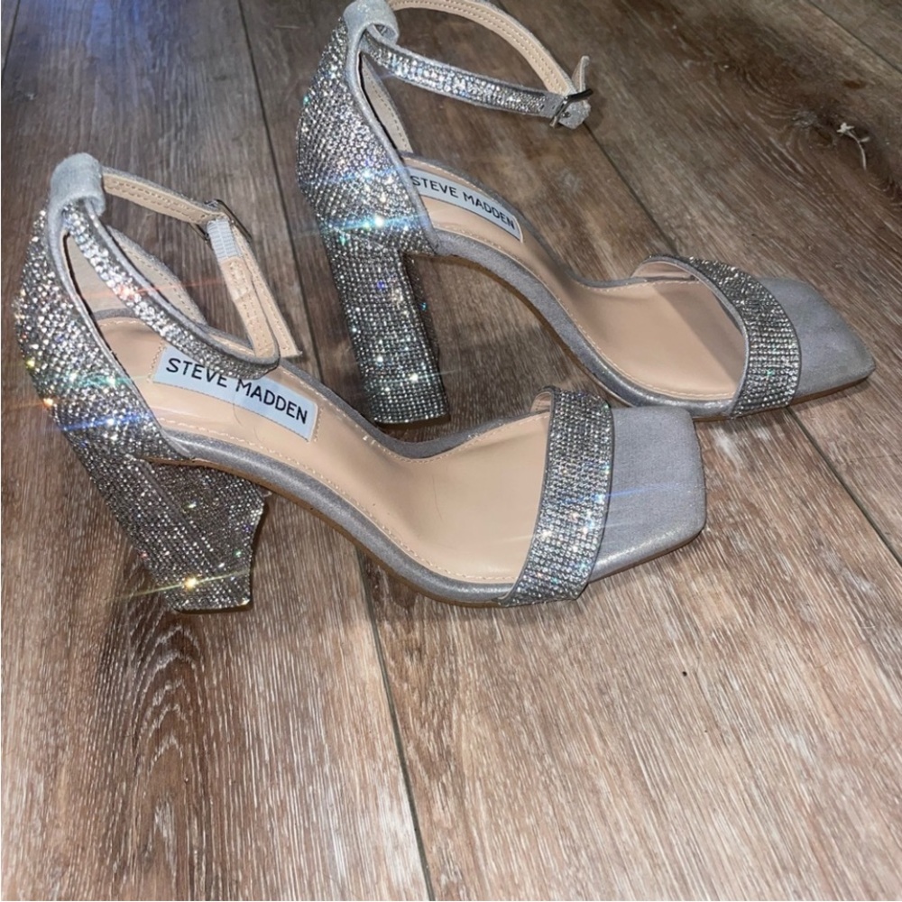 Steve madden rhinestone heels